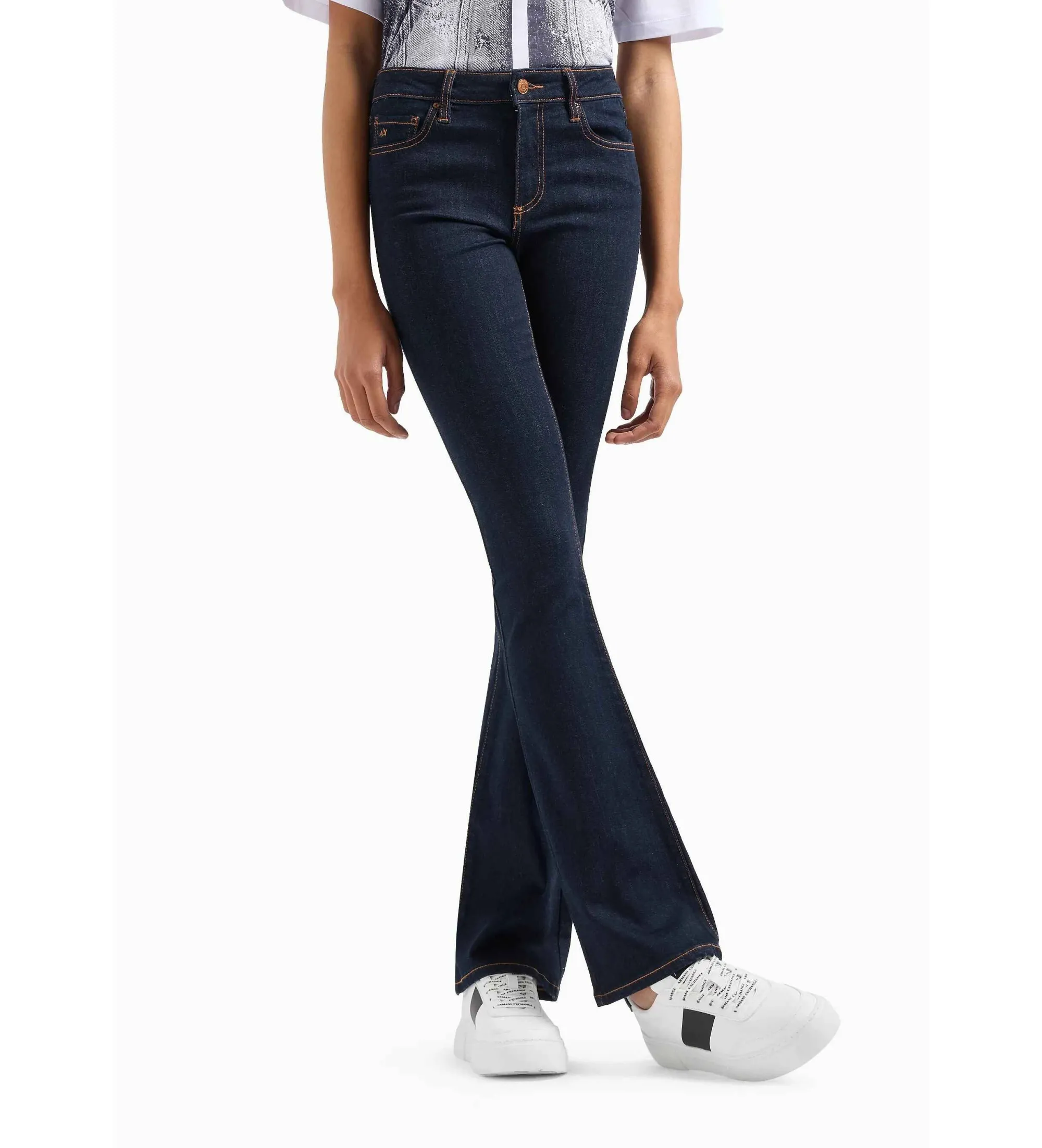 Jeans acampanados azul