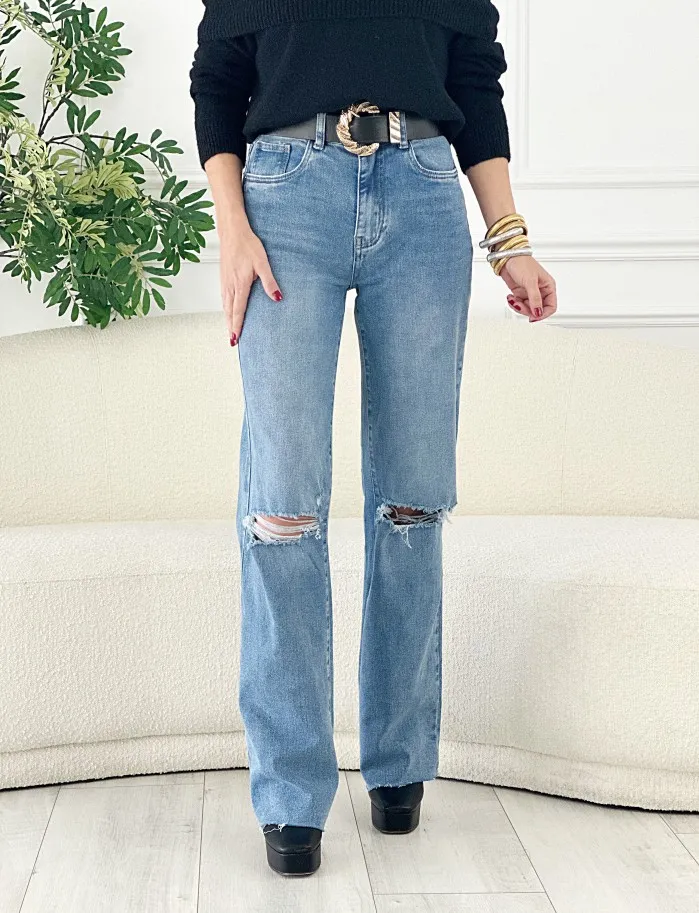 Jeans Brooklyn Desflecado