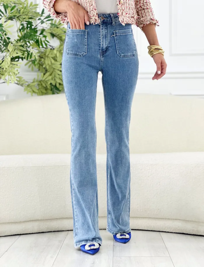 Jeans claro pocket
