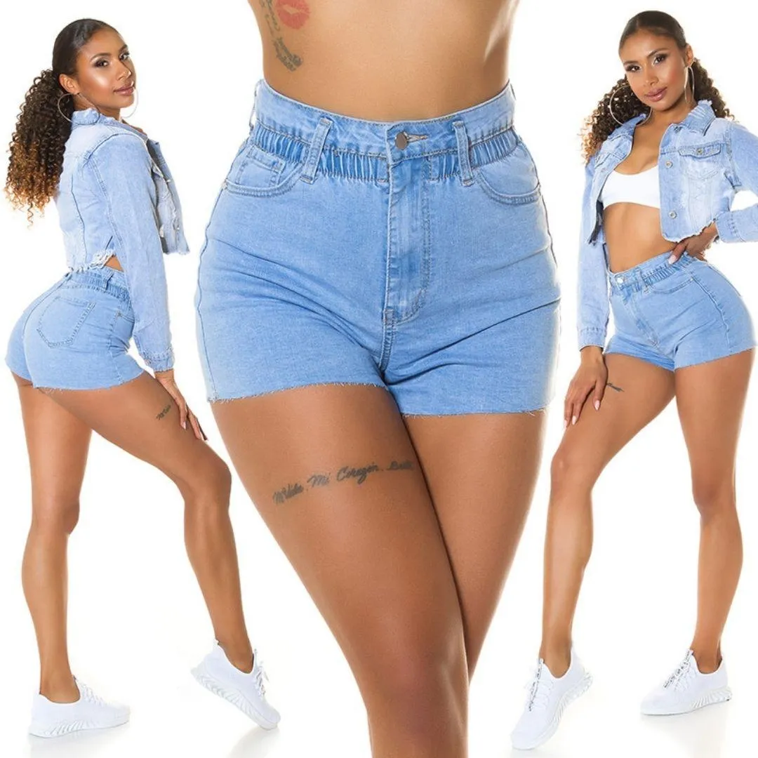 Jeans Cortos Paperbag