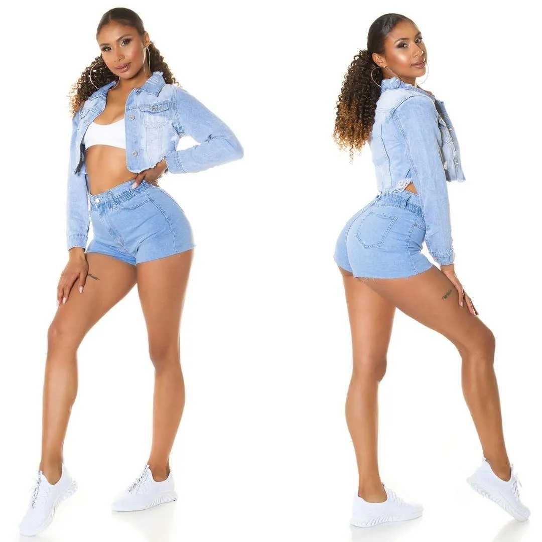 Jeans Cortos Paperbag