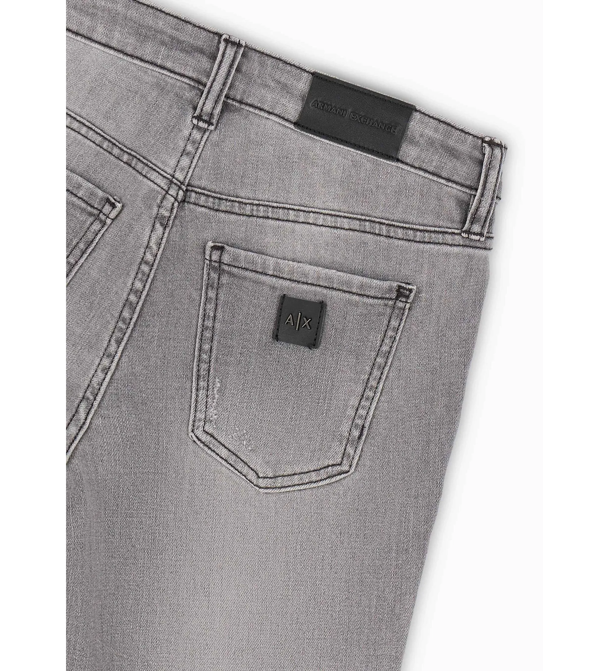 Jeans superskinny gris
