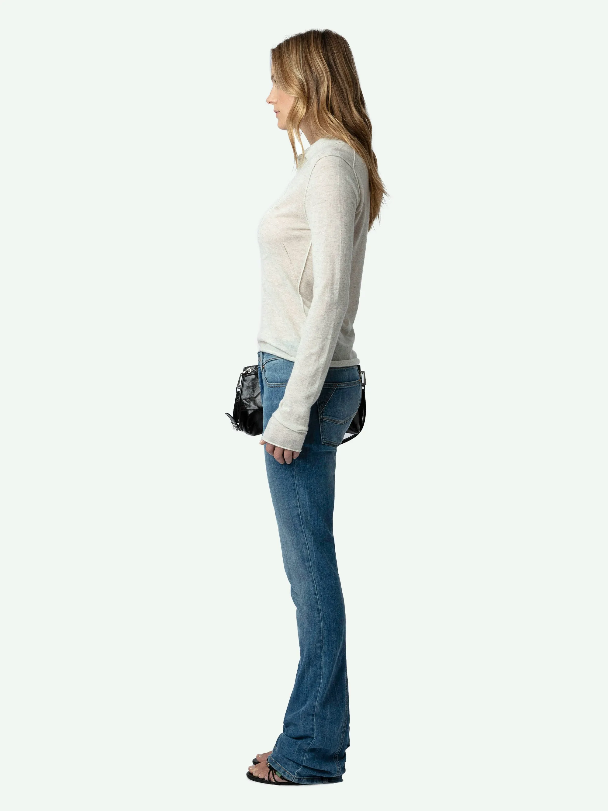Jersey Sally con Strass 100% Cachemira