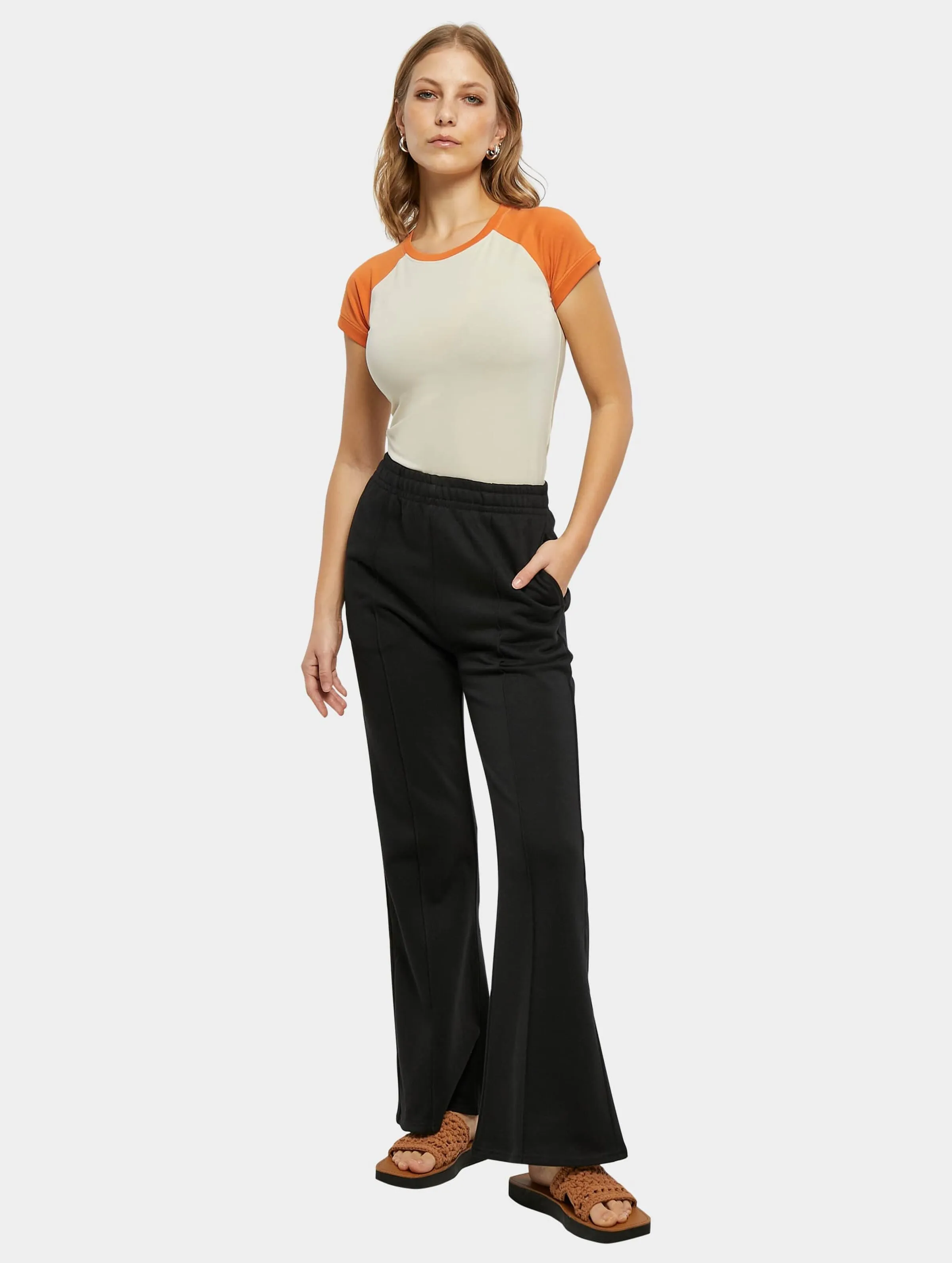 Ladies Flared Pin Tuck
