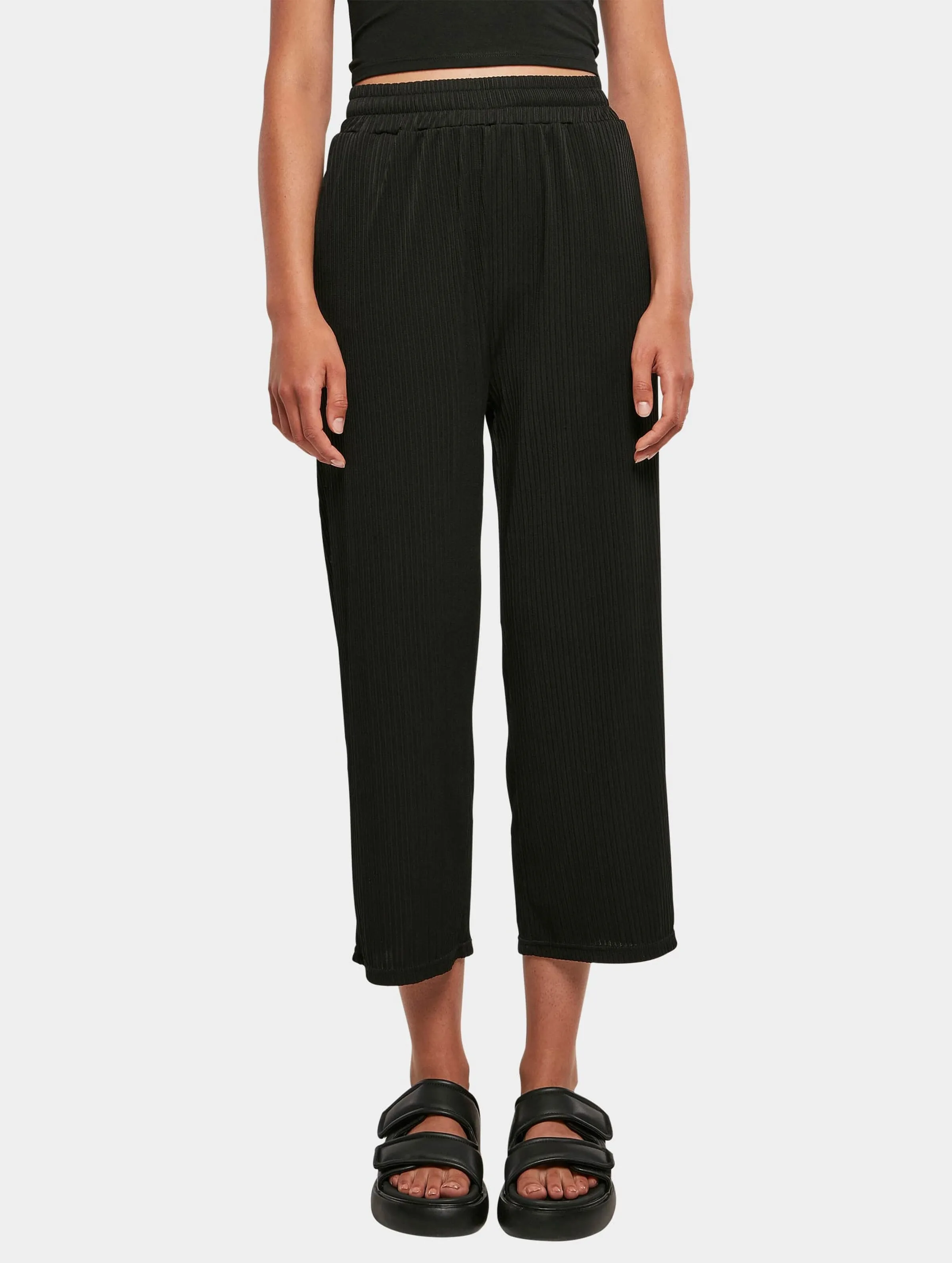 Ladies Straight Leg Rib Interlock 