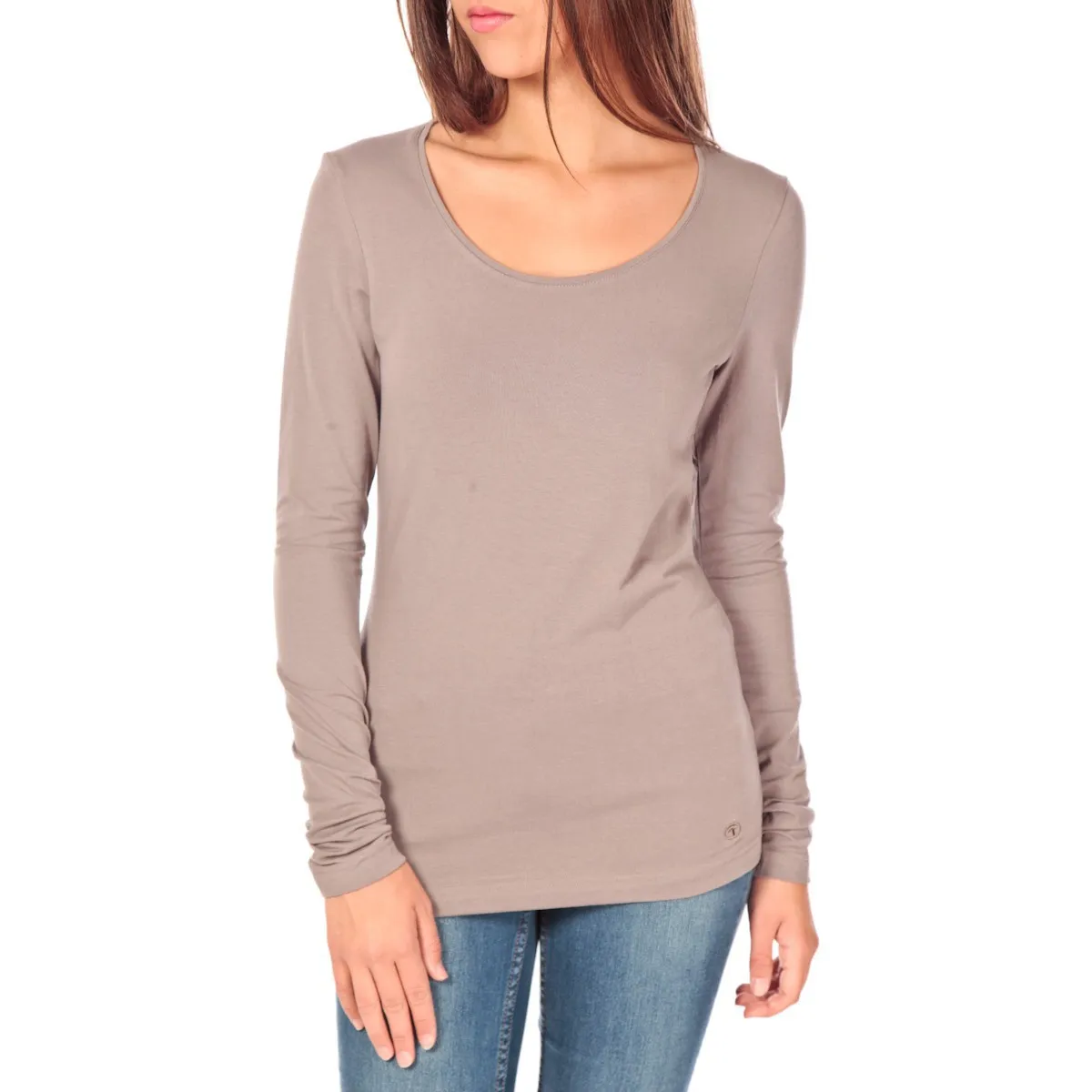 Lara Stretch Longsleeve Taupe