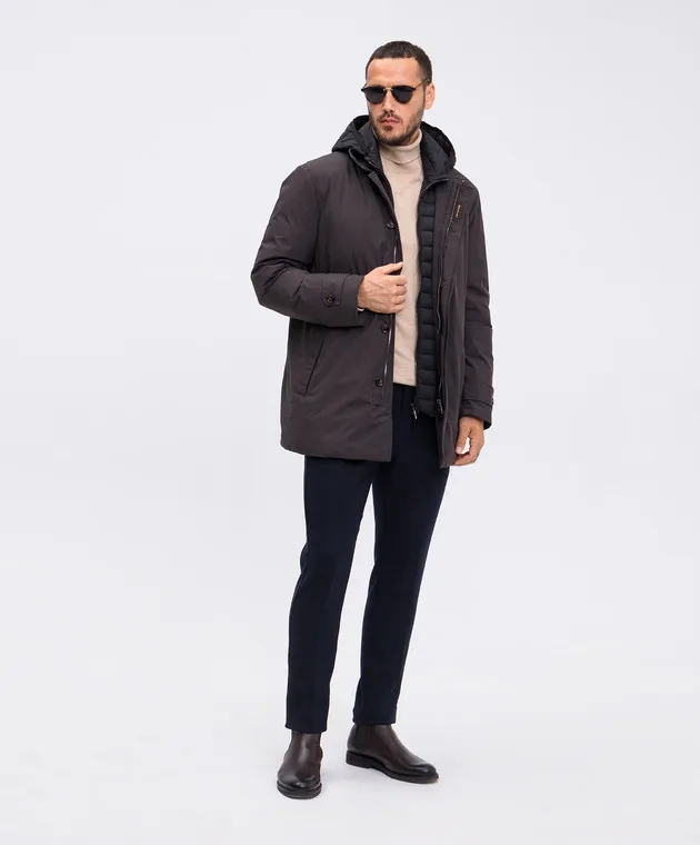 Marco Pescarolo CARACCIOLO cashmere khaki pants