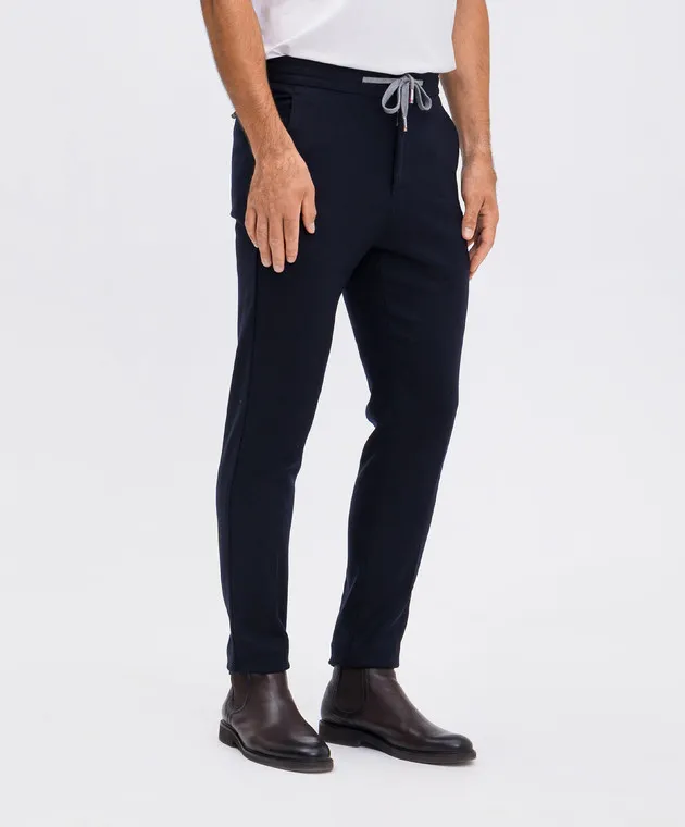 Marco Pescarolo CARACCIOLO cashmere khaki pants