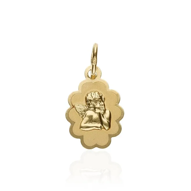 Medalla Angelito Burlón oro 18K