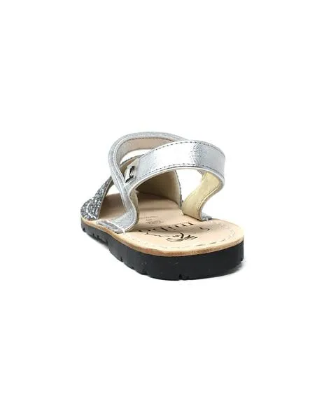 menorquina glitter plata