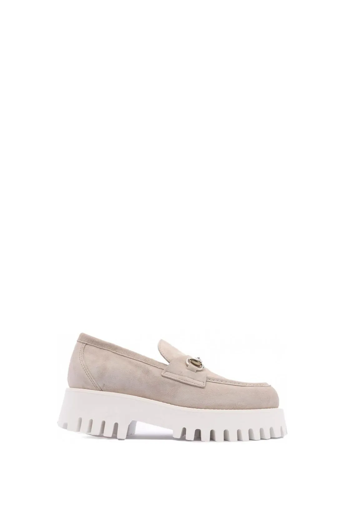 MOCASINES CON PLATAFORMA BEIGE
