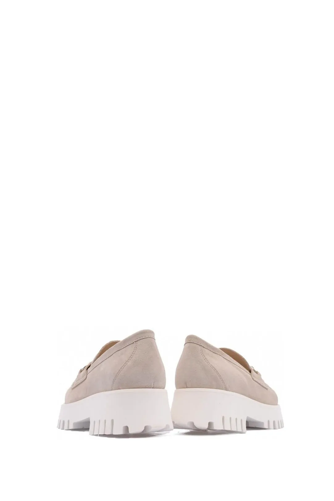 MOCASINES CON PLATAFORMA BEIGE