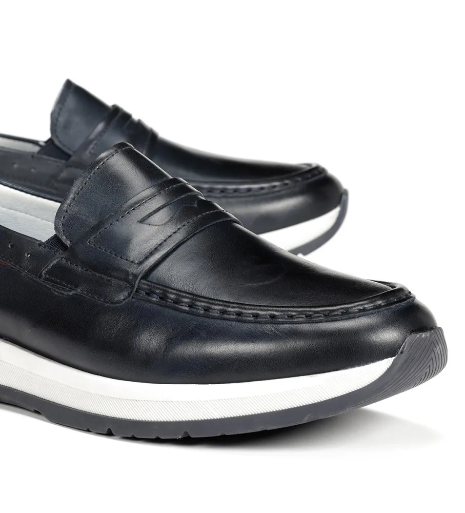 Mocasines Piel Enzo marino