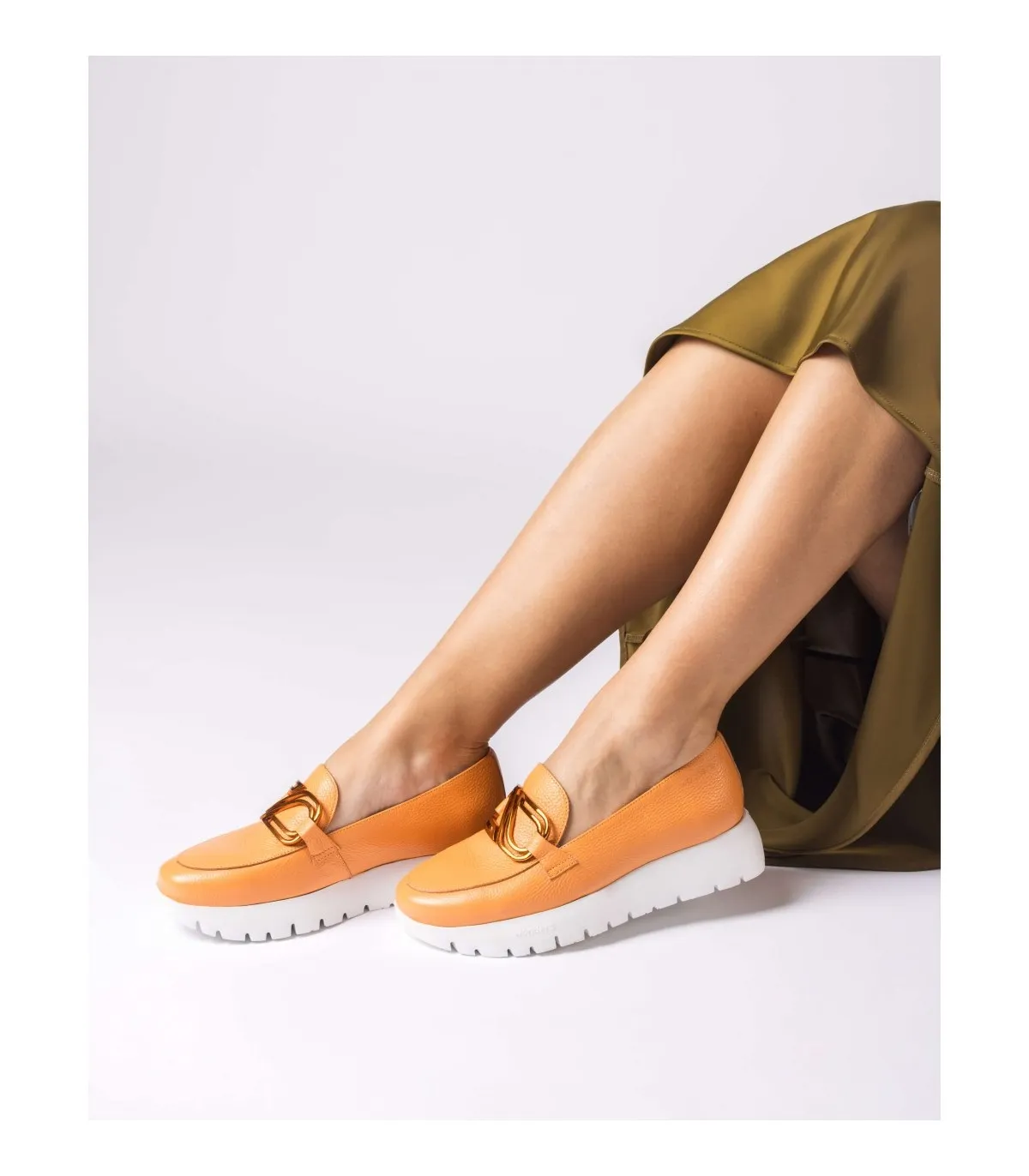 Mocasines Sidney naranja Rojo