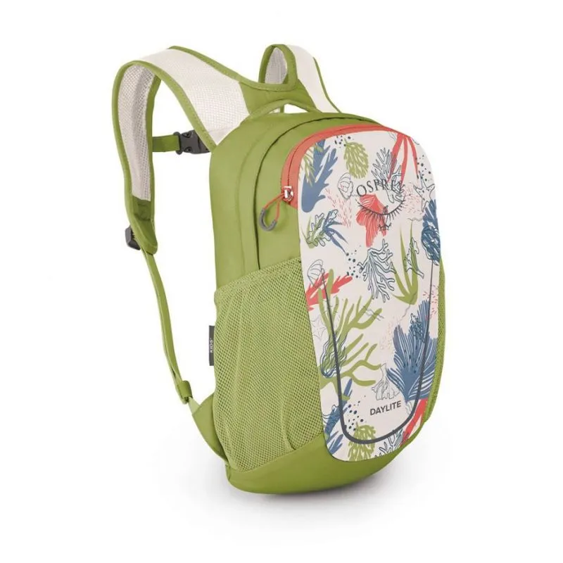 Mochila Osprey Daylite (Coral life print green) Niño