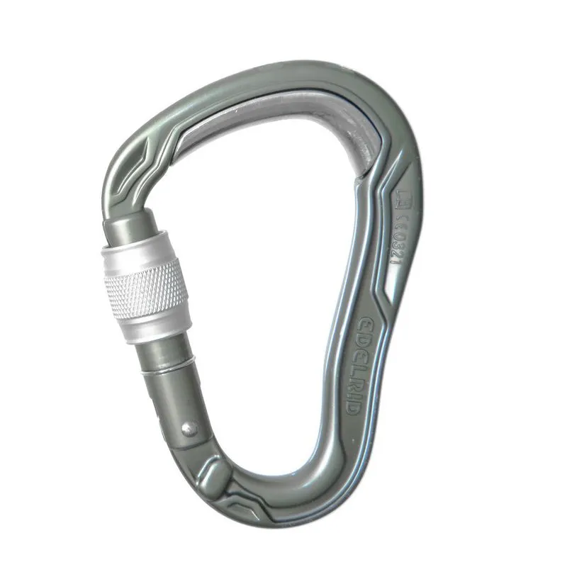 Mosquetón con tornillo Edelrid Hms Bulletproof Screw (pizarra)