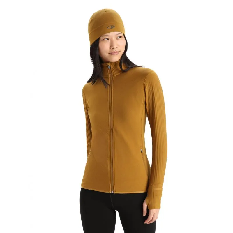 Mujer Icebreaker Descender Ls Zip Fleece Jacket (Clove)