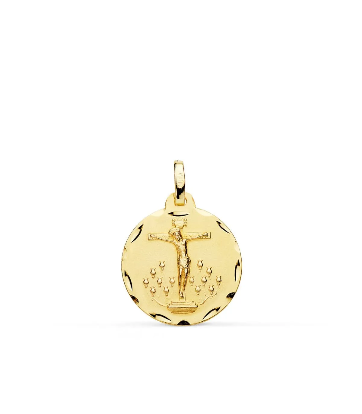 Médaille Cristo de la Laguna Or 18K 18mm