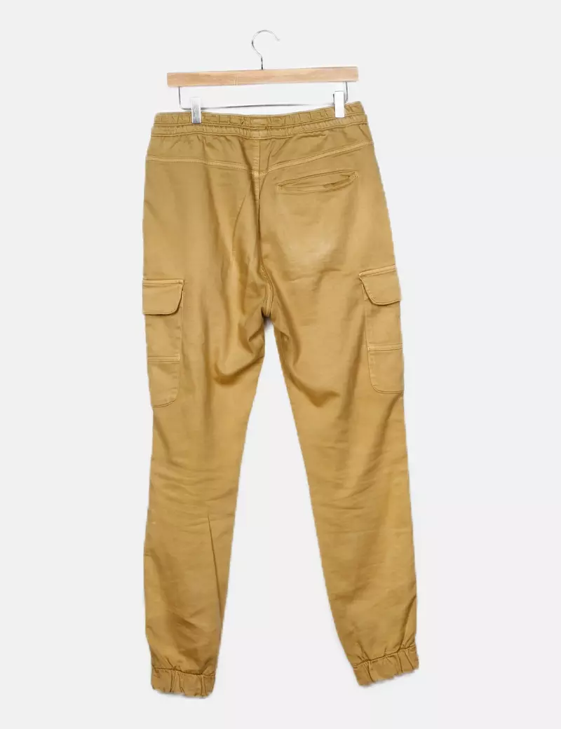 NoName Pantalón beige cargo