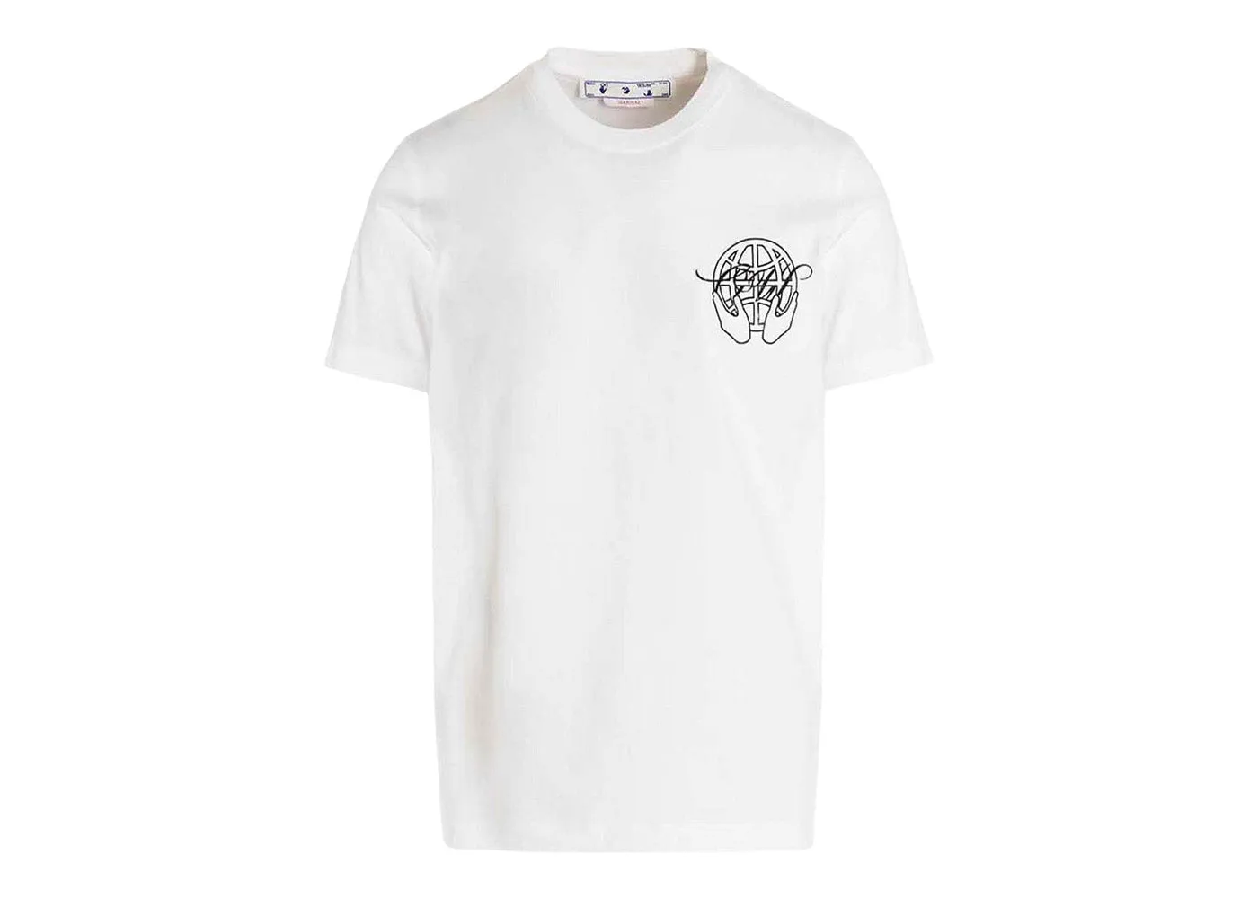 OFFWHITE HAND ARROW TEE WHITE/BLACK