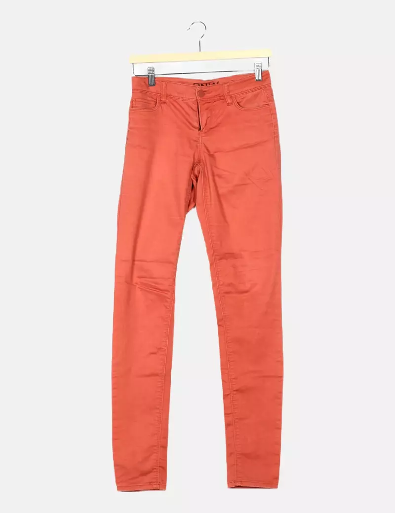 ONLY Pantalón rosa casual