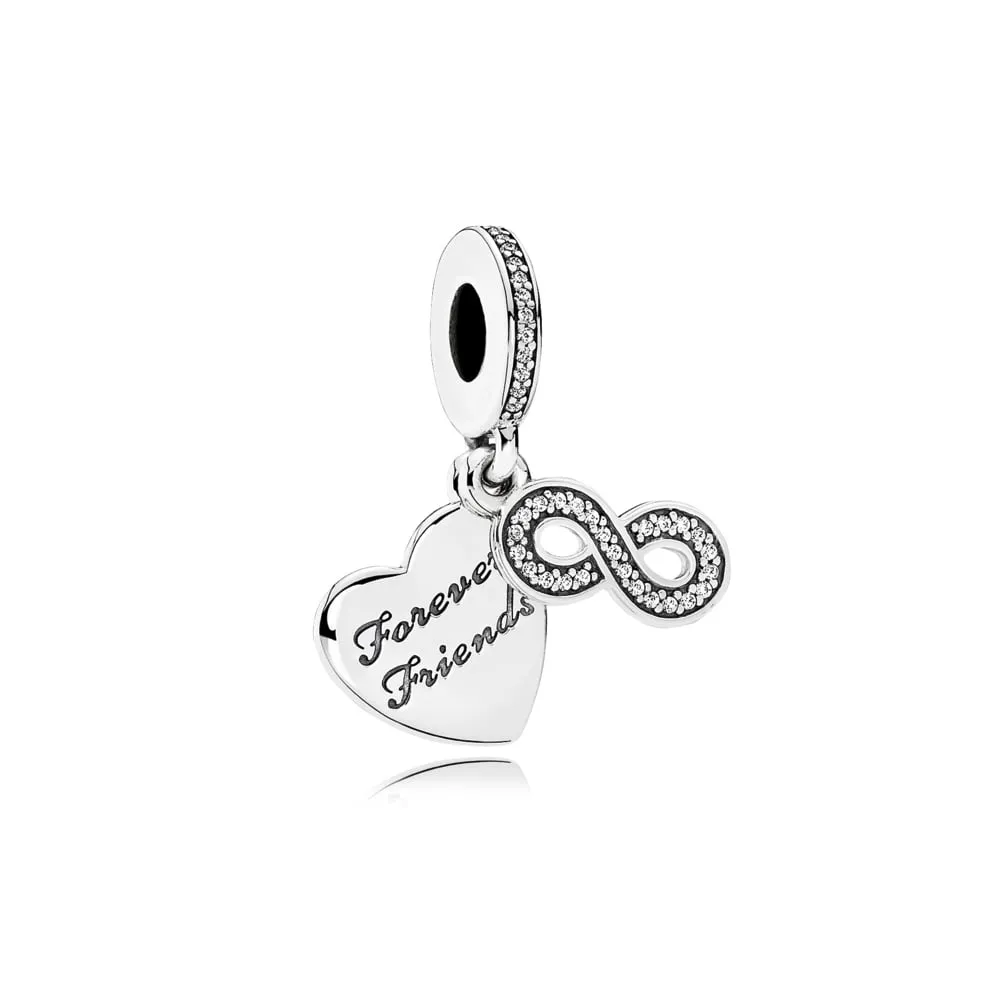 PANDORA Charm colgante Amigas Para Siempre 791948CZ