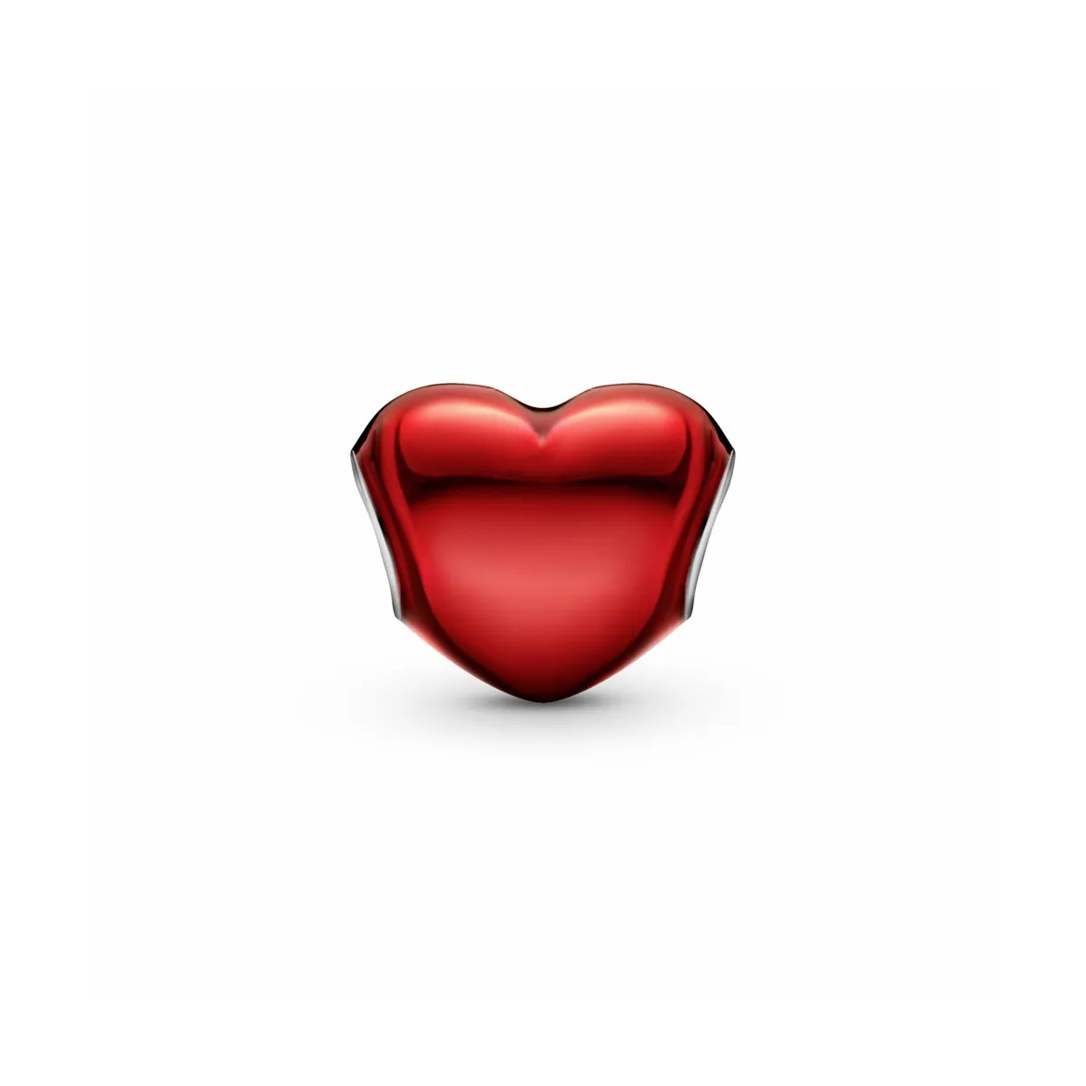 PANDORA CHARM CORAZóN ROJO METáLICO  PANDORA