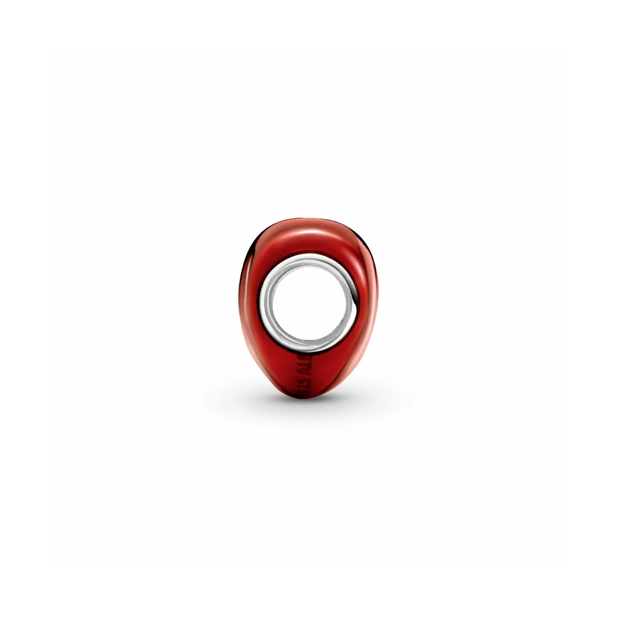 PANDORA CHARM CORAZóN ROJO METáLICO  PANDORA