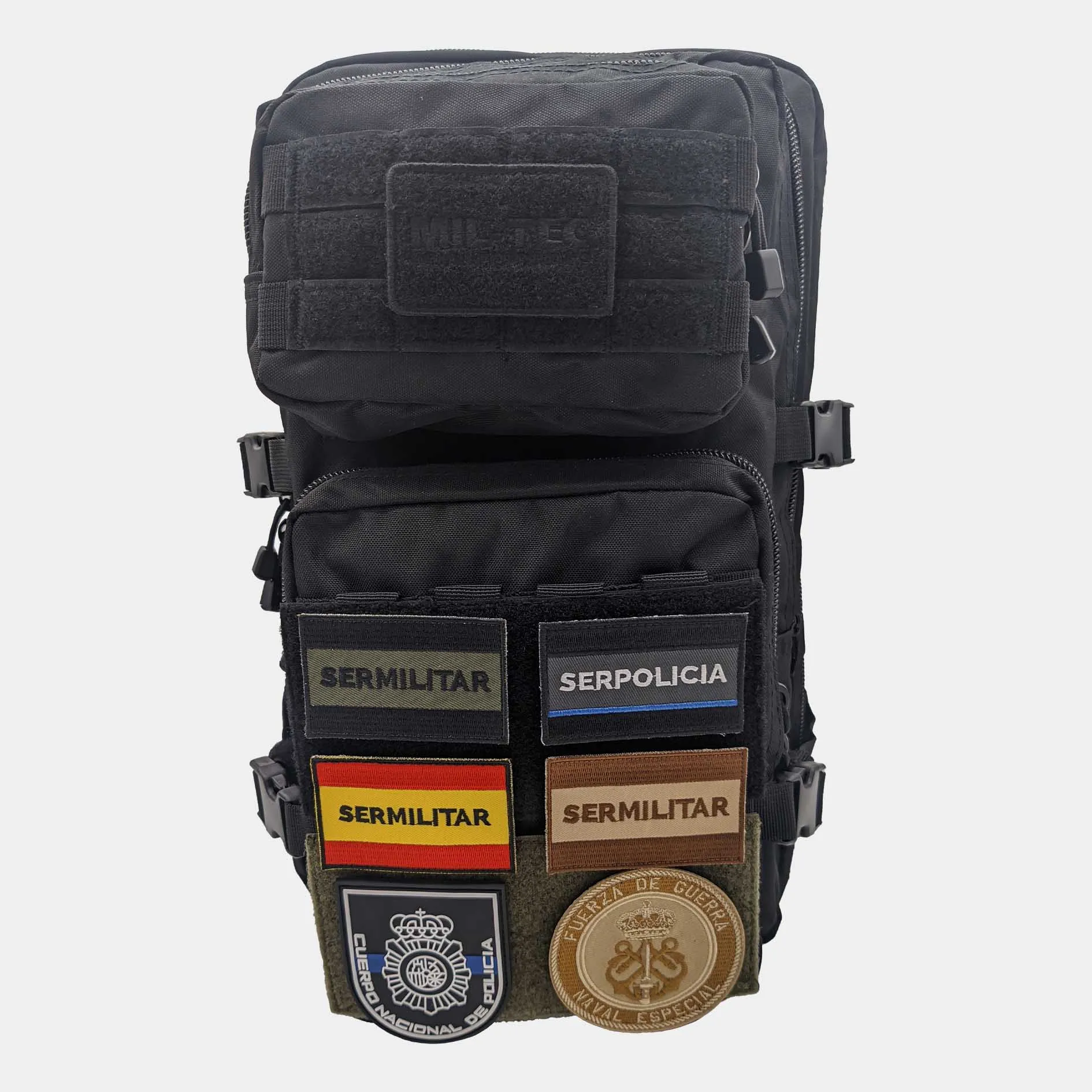 Panel de velcro molle para mochilas