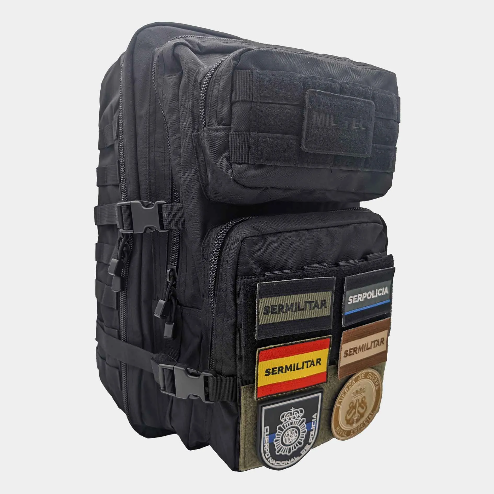 Panel de velcro molle para mochilas