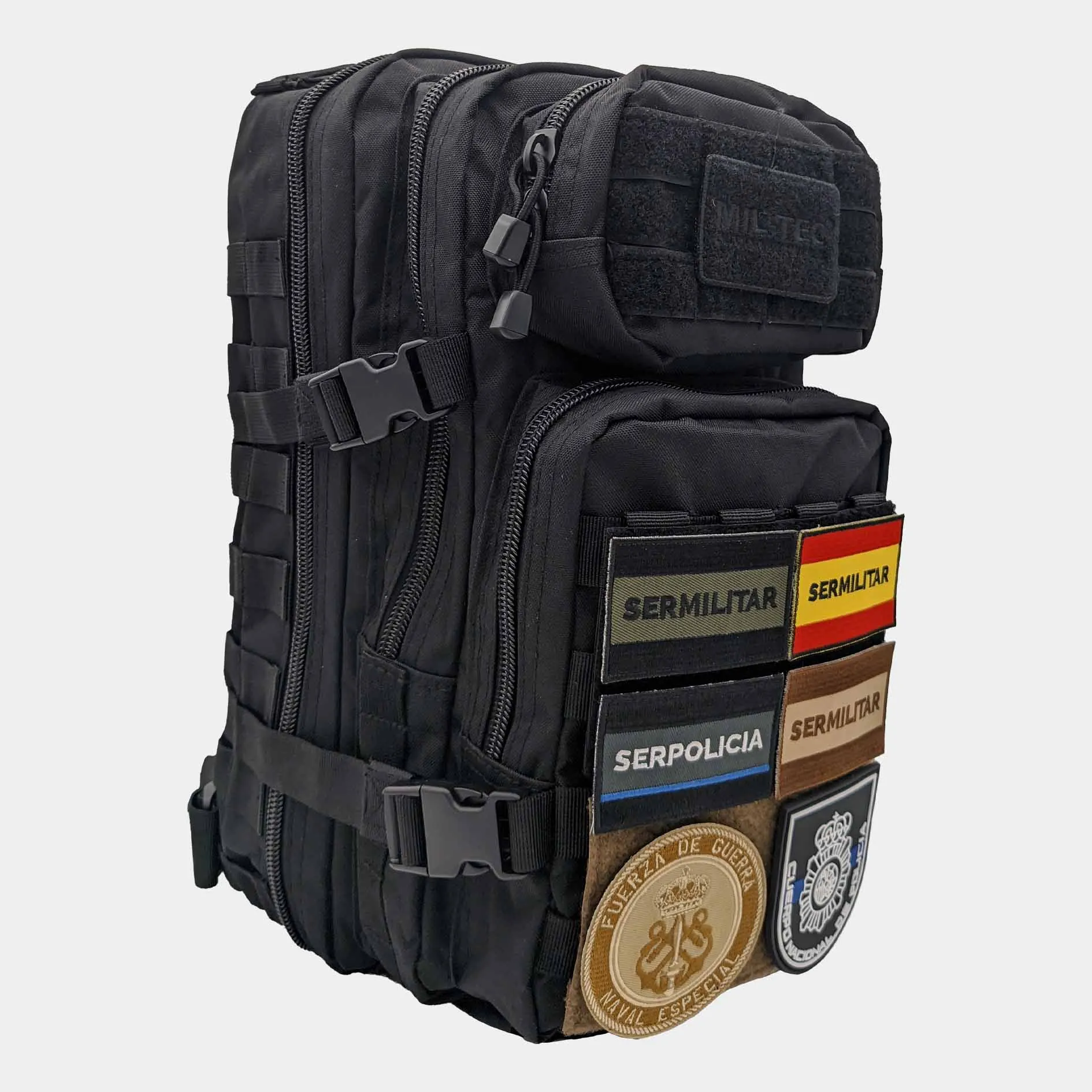 Panel de velcro molle para mochilas