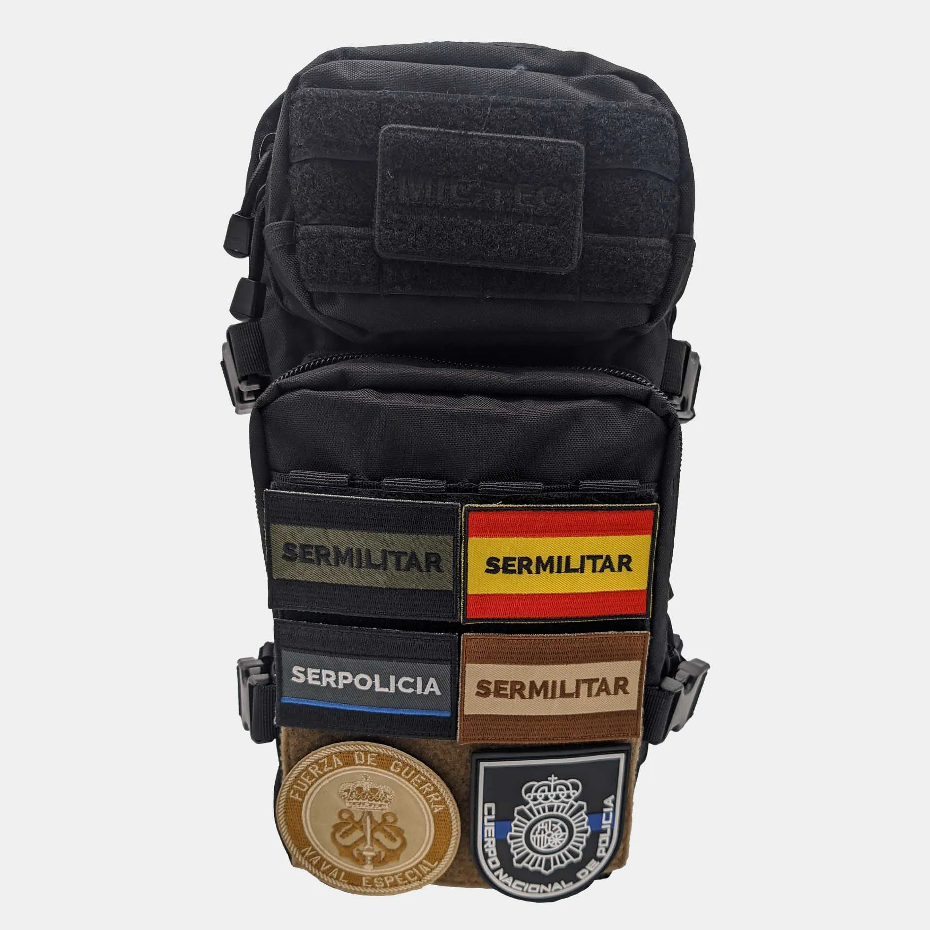 Panel de velcro molle para mochilas