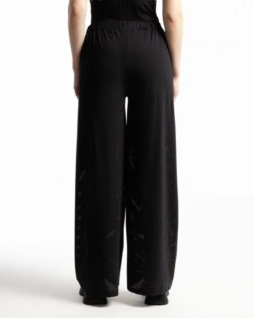 Pantalones fluidos Moschino Underwear A6817 Negro