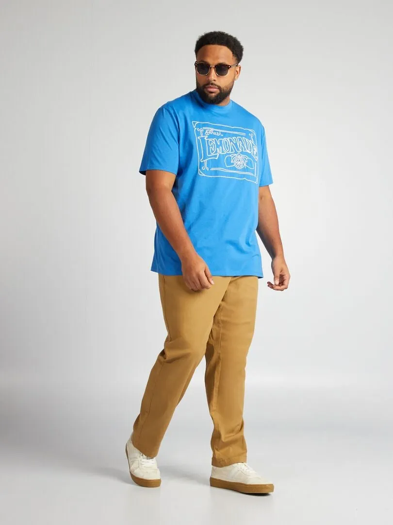 PANTALóN CHINO CON CINTURA ELáSTICA  VERDE