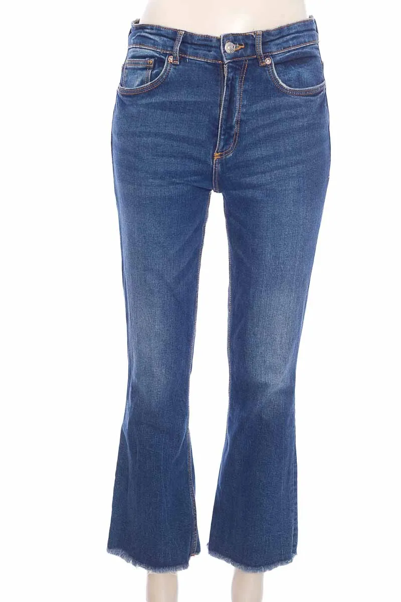 PANTALóN COLOR AZUL  ZARA