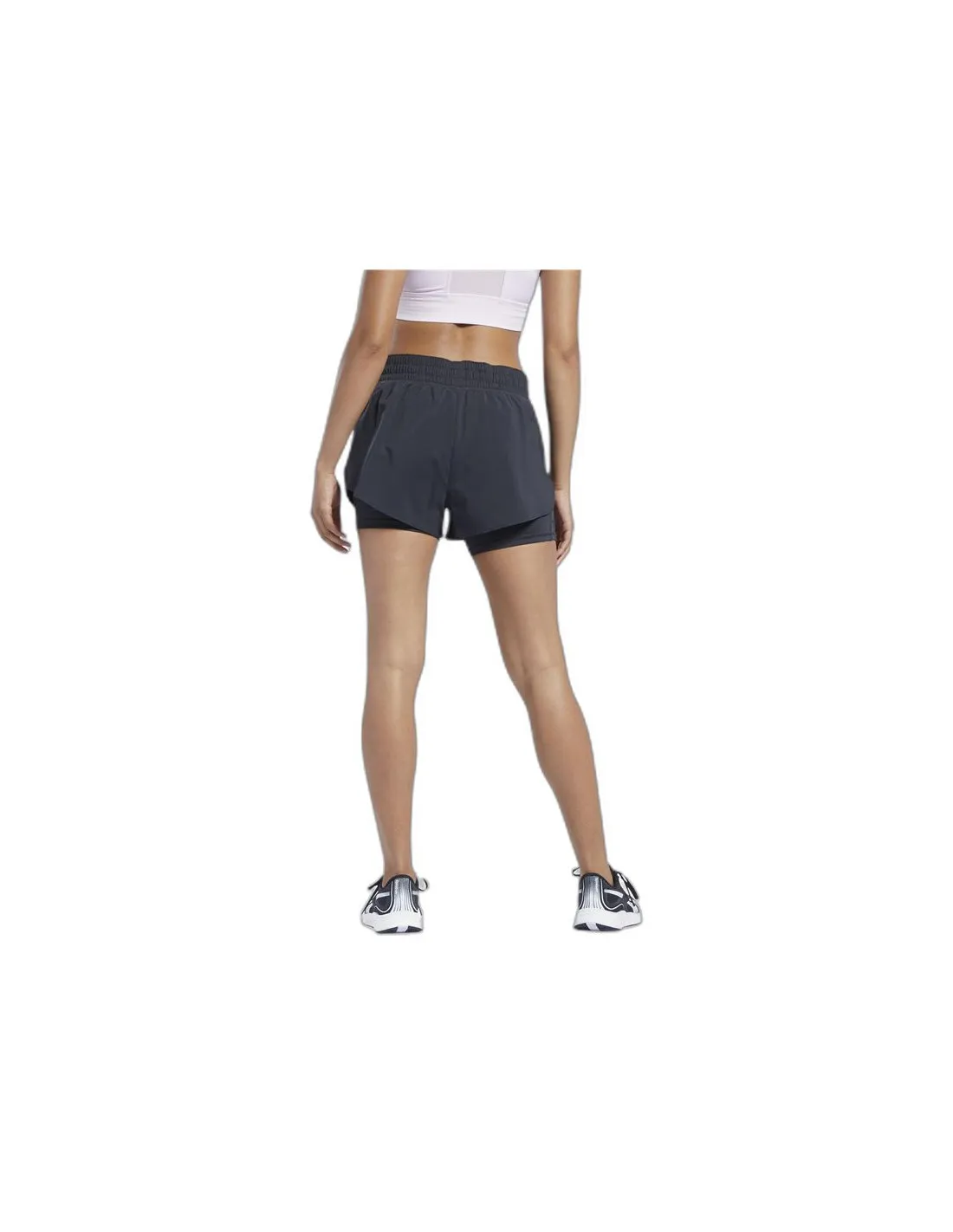 Pantalón de Running Reebok Wor Run 2 In 1 Short Mujer