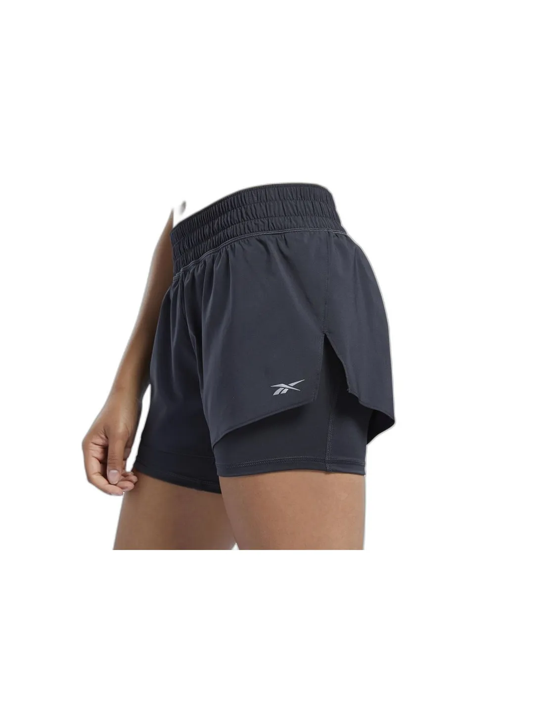 Pantalón de Running Reebok Wor Run 2 In 1 Short Mujer