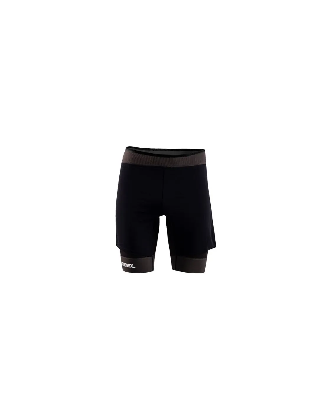 Pantalón de Trail Lurbel Samba Shorts Hombre Negro/Gris