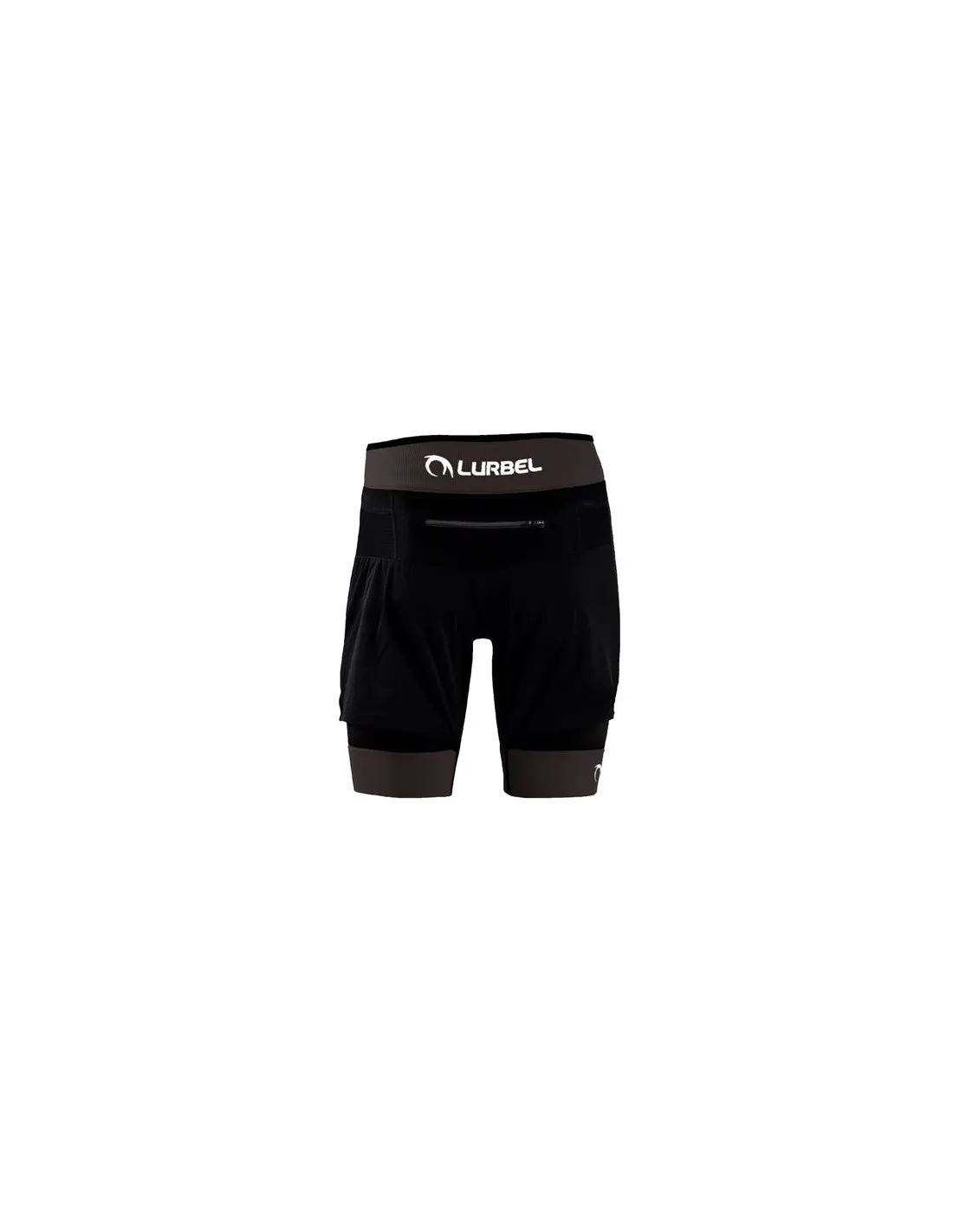 Pantalón de Trail Lurbel Samba Shorts Hombre Negro/Gris