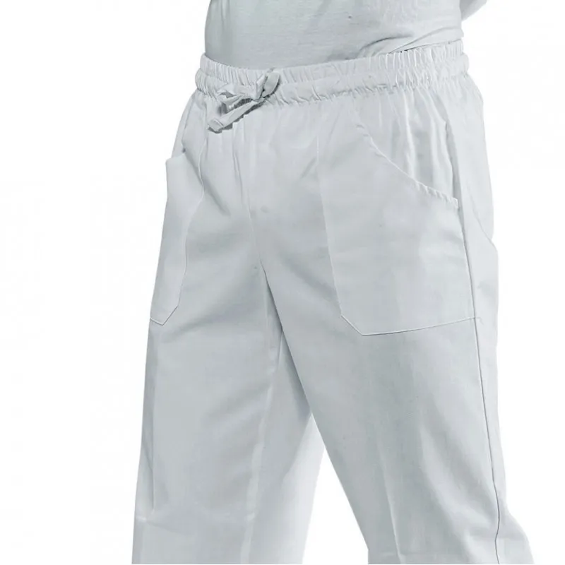 PANTALóN PANTALACCIO 210 GRS BLANCO DE ALGODóN ISACCO  TALLA S