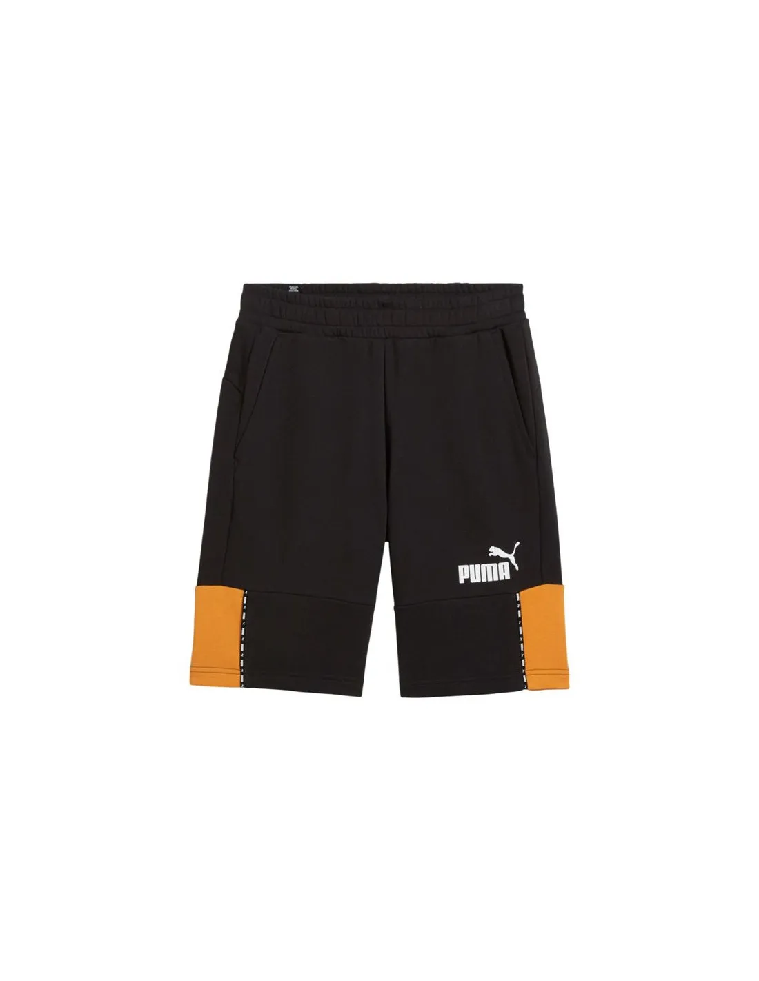 Pantalón Puma Essentials Block Tape Shorts Negro Hombre