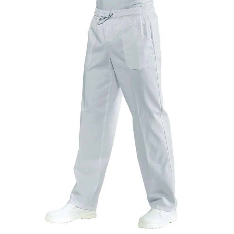 PANTALóN SANITARIO BLANCO GOMA Y CINTA 150 GRS ISACCO TALLA S