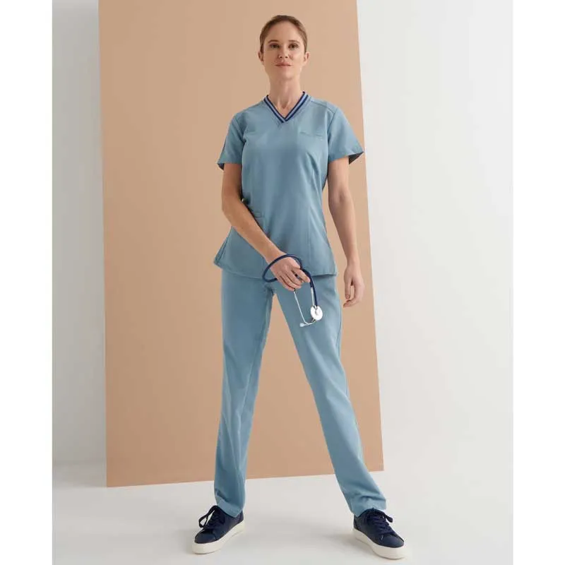 PANTALóN SANITARIO DE MUJER STRETCH VOLANS  MONZA