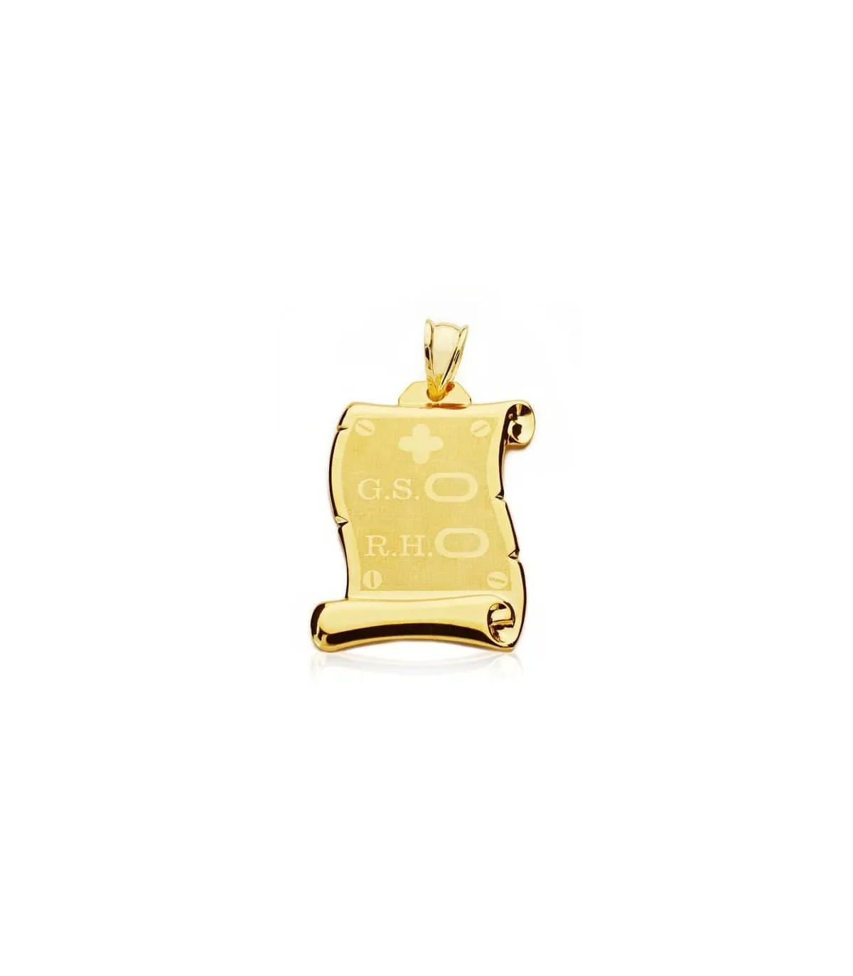 Parchemin RH Or Jaune 18K 26mm