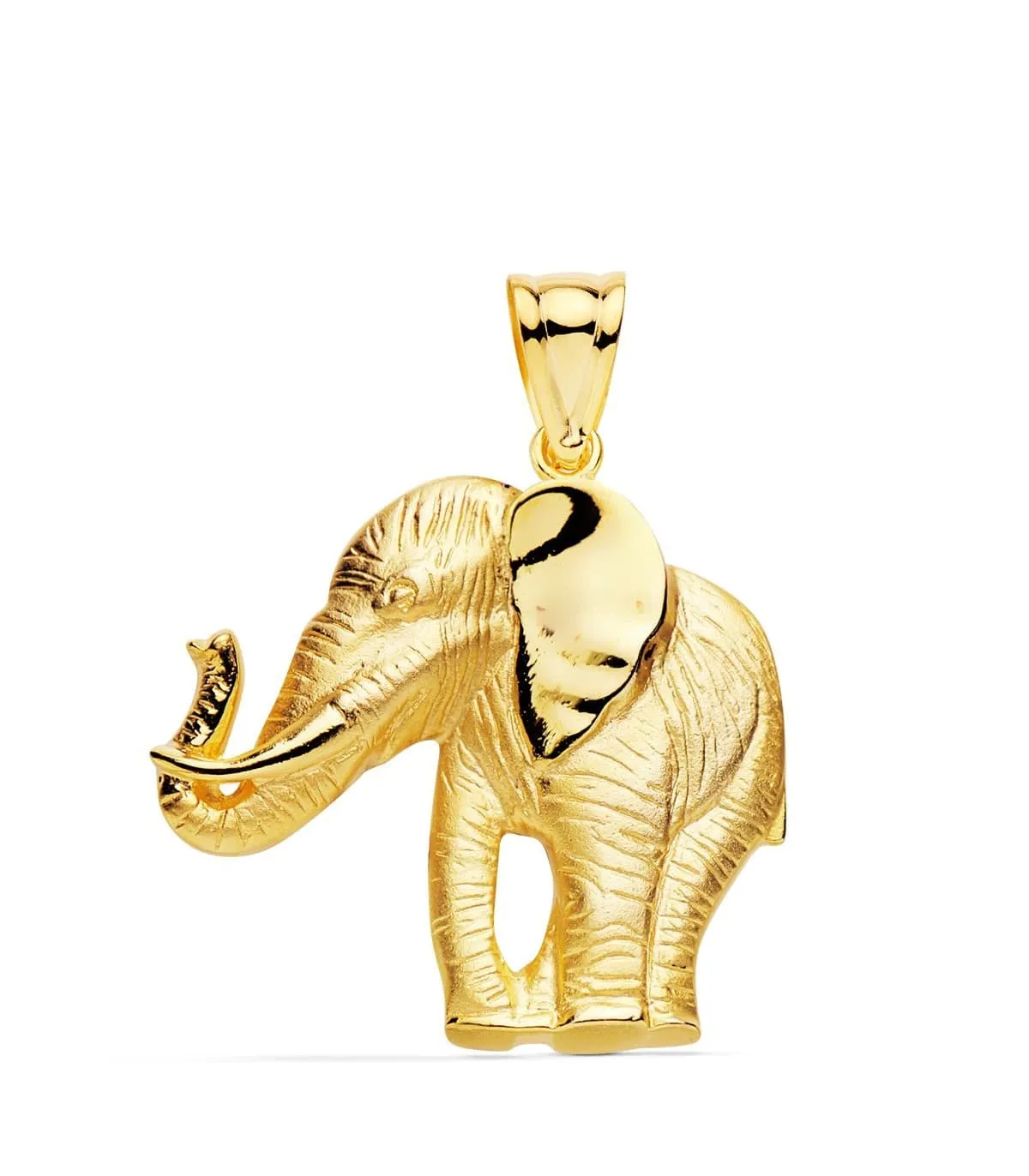 Pendentif homme Éléphant Or 18K