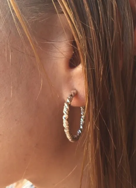 Pendientes Aros Ondulados