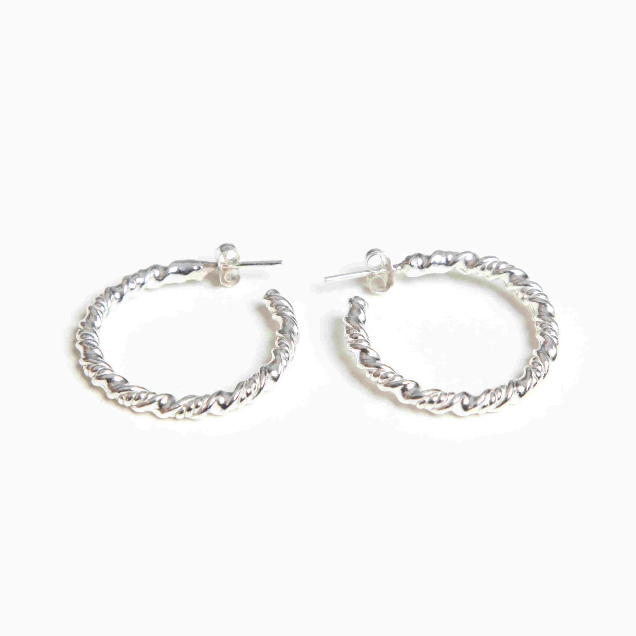 Pendientes Aros Ondulados