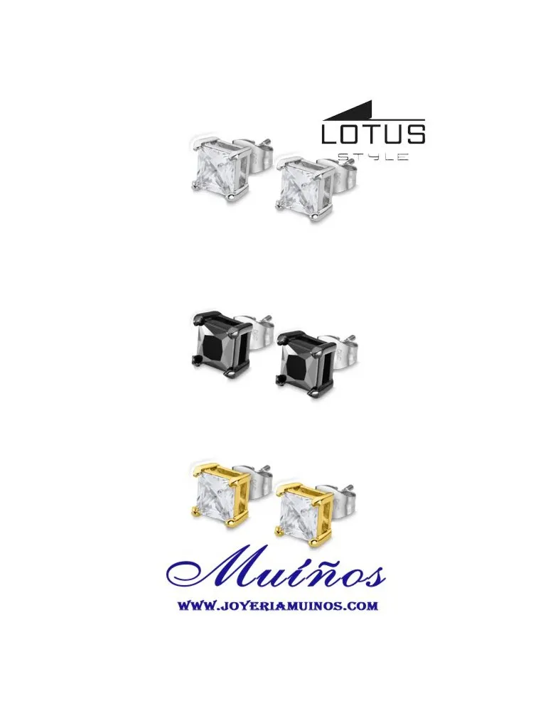 Pendientes Hombre Lotus Style LS2166