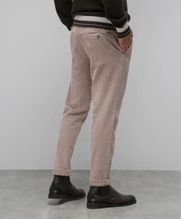 Peserico Beige corduroy pants