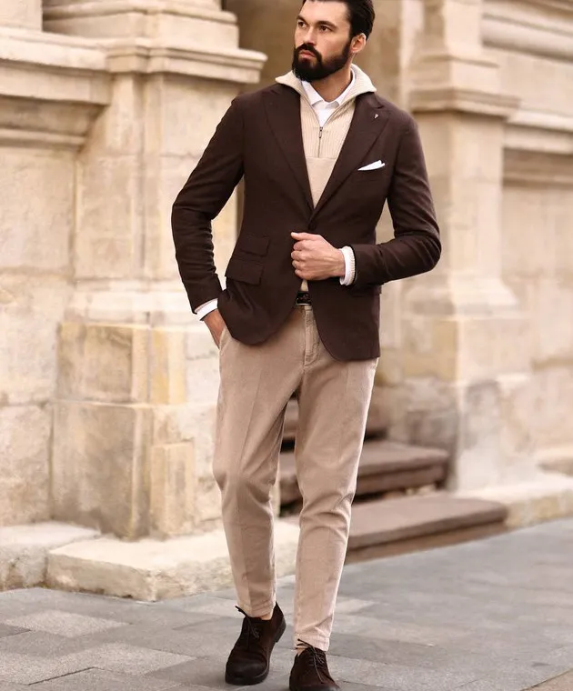 Peserico Beige corduroy pants